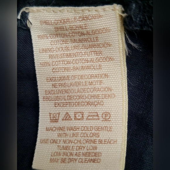 Free People Black Dress with Purple & Pink Embroidery | Size Small - Picture 4 of 4